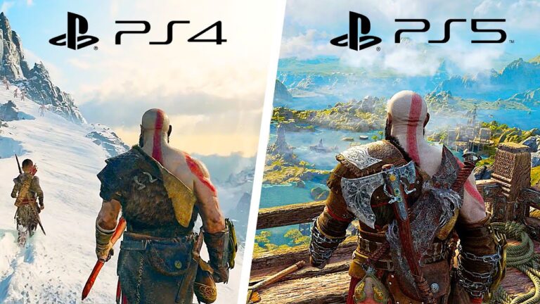 Assista a comparação de God of War Ragnarok no PS5 / PS4 / PS4 Pro