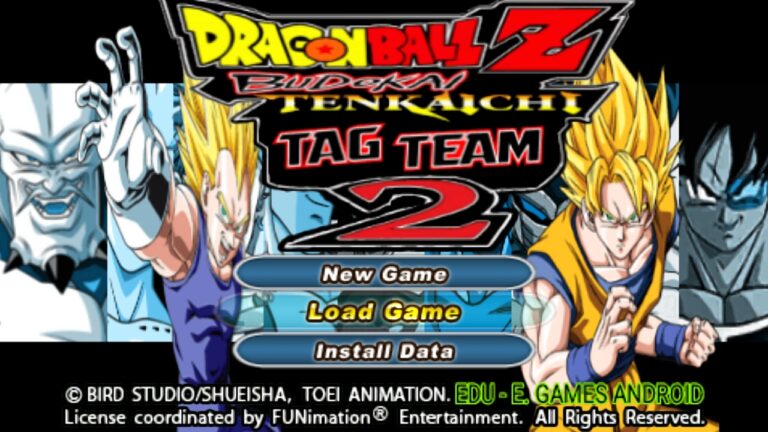 JOGO DBZ Tenkaichi Tag Team 2: PARA CELULAR