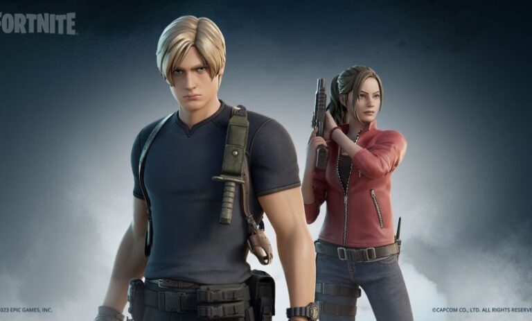 Leon Kennedy e Claire de Resident Evil decoram Fortnite