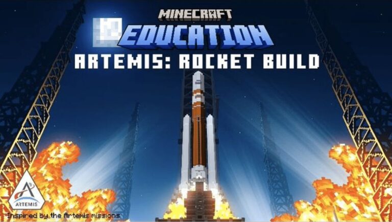 Uma colaboração entre a Microsoft e a NASA para trazer missões espaciais para o Minecraft.