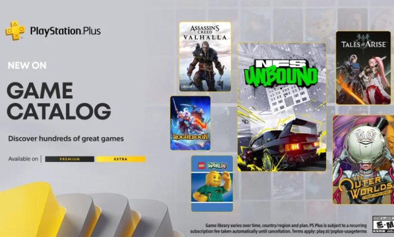 Jogos PS Plus Extra e Premium revelados para fevereiro deste ano